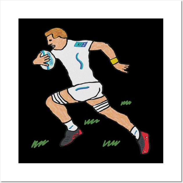 Rugby Wall Art by Mark Ewbie